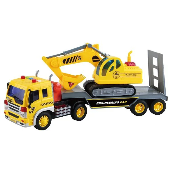 Set de joaca Wenyi Construction Trailer Truck