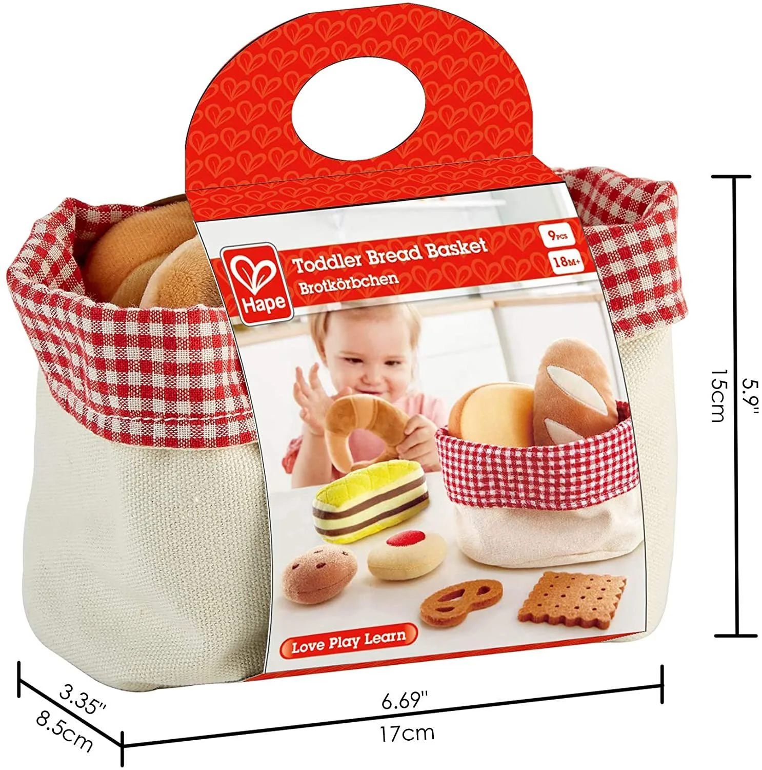 Set de joaca Hape Toddler Bread Basket