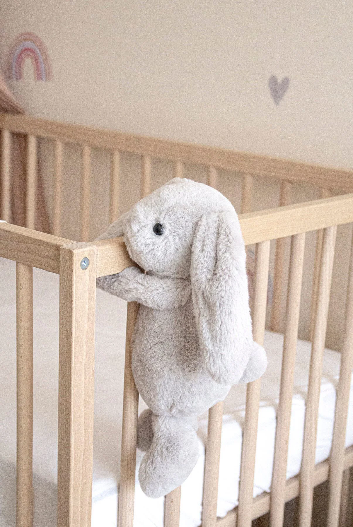 Плюшевая игрушка BabyJem The Beast Bunny Grey, 30 см