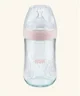Бутылочка из стекла NUK Nature Sense с соской из силикона (0-6 мec), 240 мл