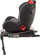 Scaun auto rotativ BabyGo Fixleg 360 Black, 0-25 kg