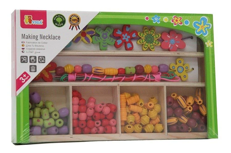 Набор для творчества Viga Toys Ожерелье из цветов