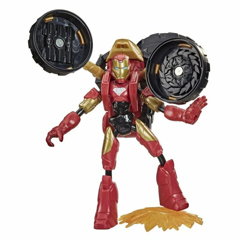 Set de joaca Avengers Iron Man Blend si Flex Rider
