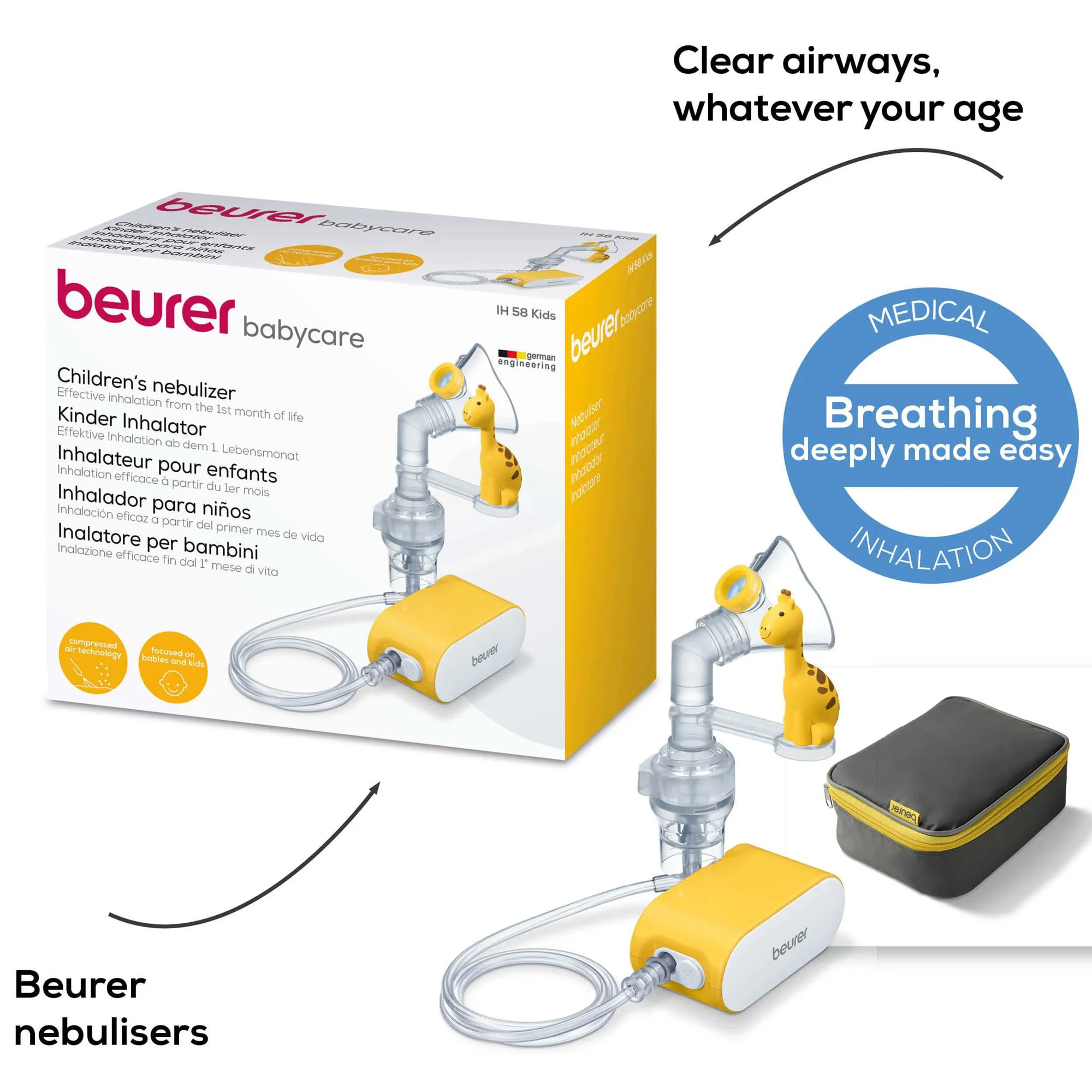 Inhalator pentru copii Beurer IH58